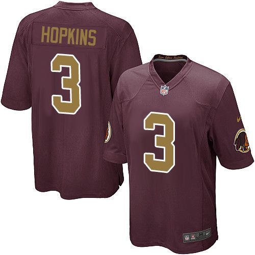 Men Washington Redskins #3 Dustin Hopkins Nike Burgundy Alternate Player Game NFL Jersey